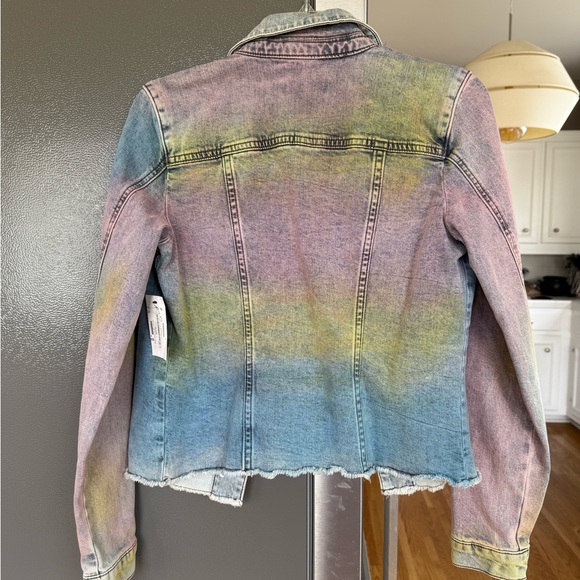 NWT Kut from the Cloth tie-dyed denim jean jacket - Picture 5 of 5
